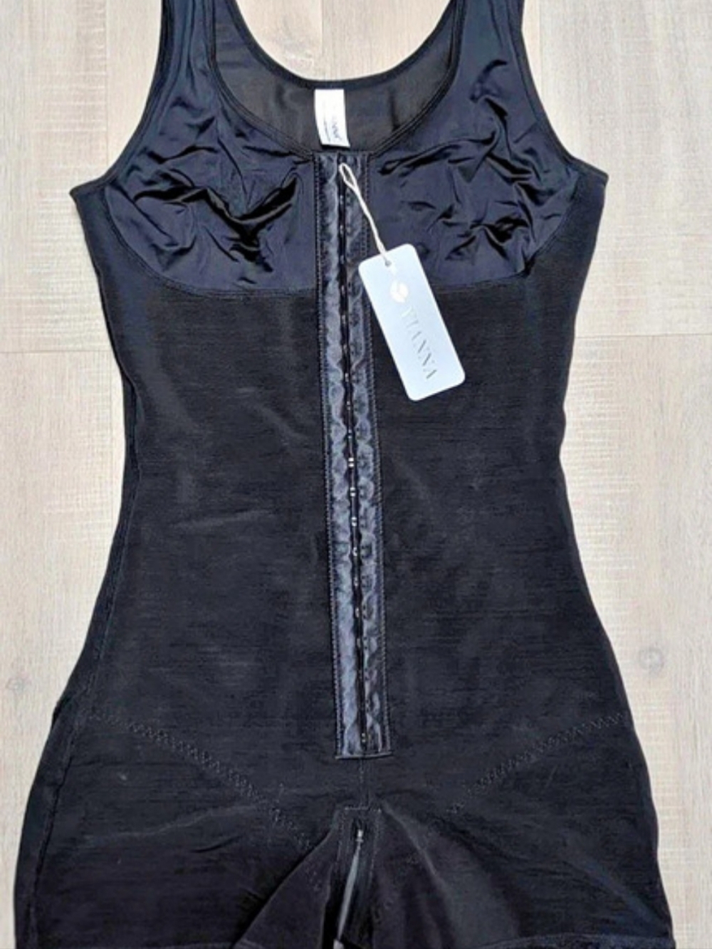 Yianna Black Shapewear Romper